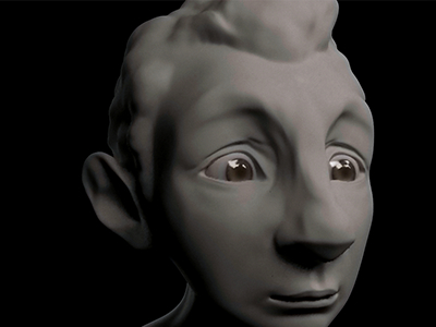 Zbrush sculpt, Realstic eyes render